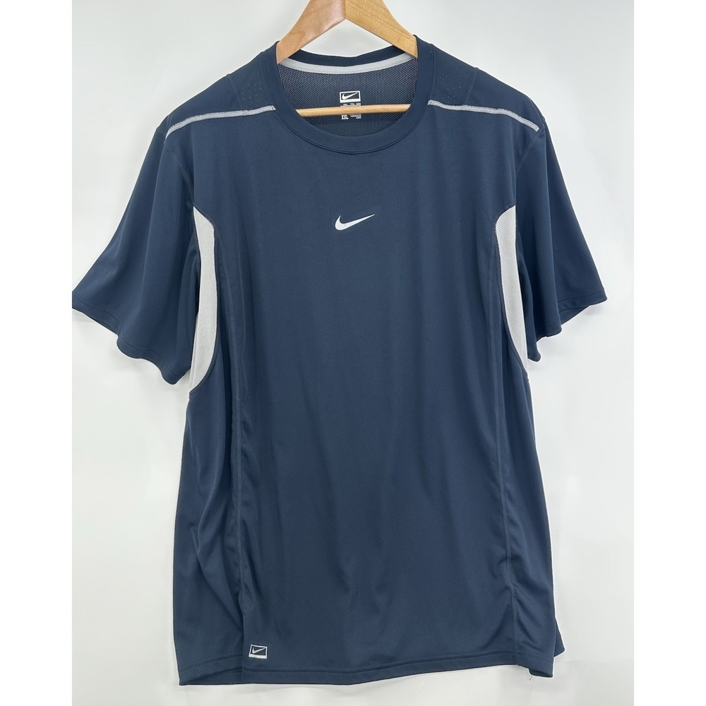 Nike Performance Men's Dri Fit Sport Navy Blue Yankees T Shirt Size XXL